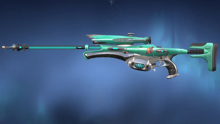 Uranium Neuroblaster Operator – Valorant Sniper Replica | Real-Life Sci-Fi Gun Prop for Cosplay & Display | Night Market Gamer Collectible