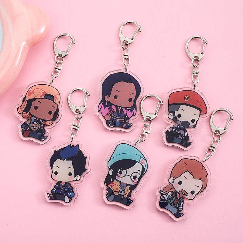 Cute Valorant Agent Keychain l Valorant Gamer Gift l Valorant Agent Cosplay l - The Night Market