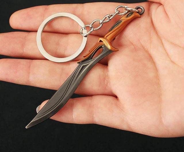 Sovereign Sword Keychain l Valorant-Inspired Gift l Real-Life Sovereign Sword Prop - The Night Market