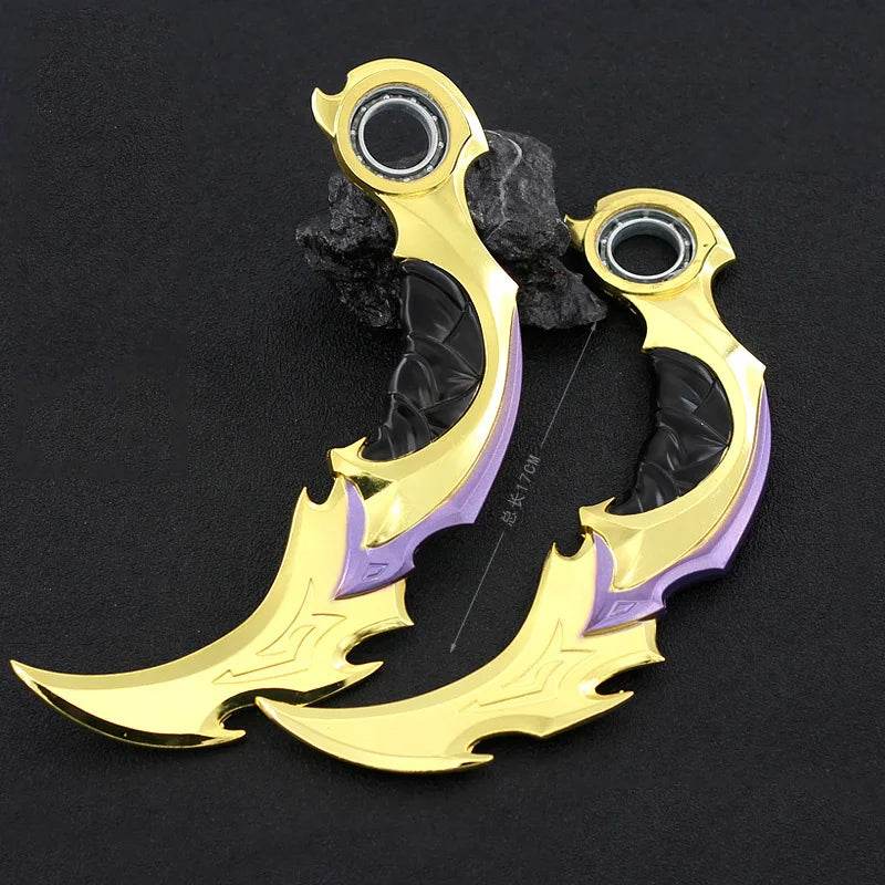 Reaver Karambit V2 l Valorant Gift l Real-Life Reaver Skin Prop l Gaming Collectible - The Night Market