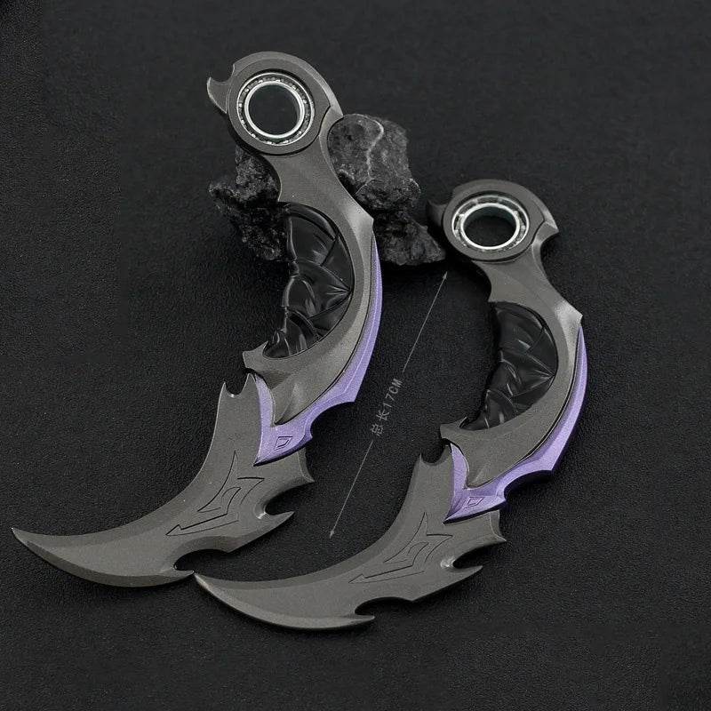 Reaver Karambit V2 l Valorant Gift l Real-Life Reaver Skin Prop l Gaming Collectible - The Night Market