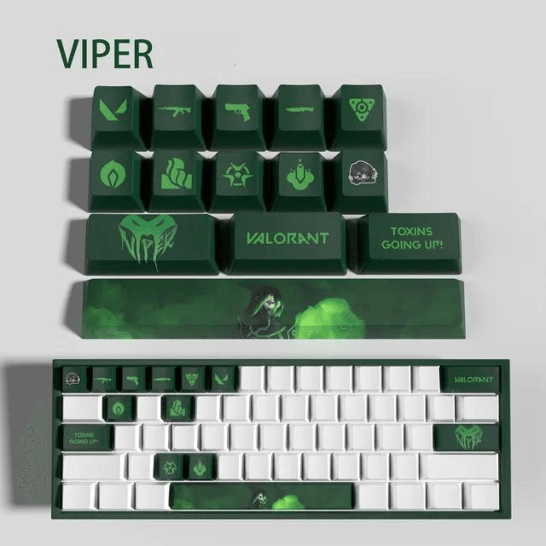 Valorant Agent Themed Keycaps l Valorant Gifts for Friends l Valorant Gifts IRL l - The Night Market