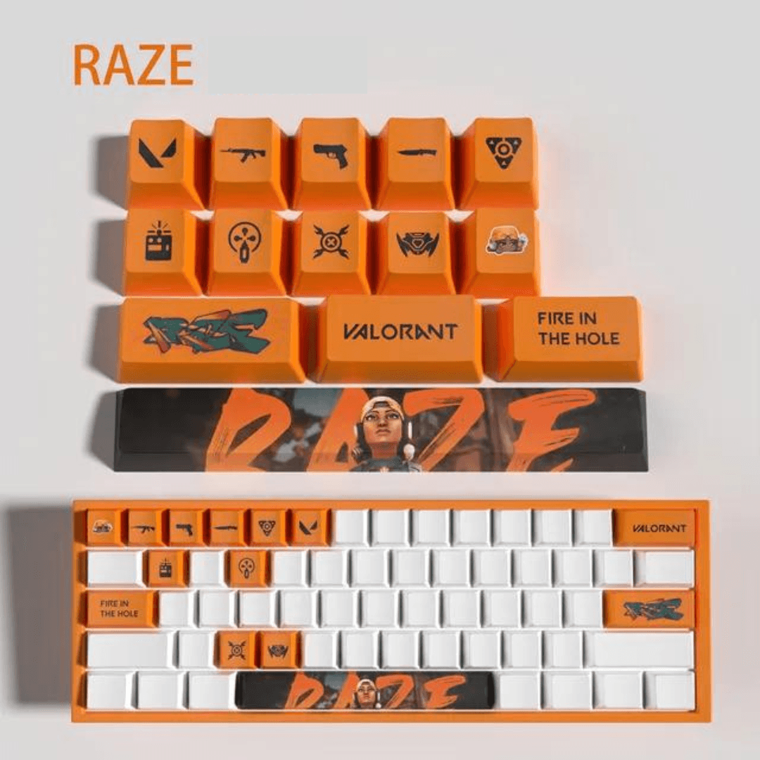 Valorant Agent Themed Keycaps l Valorant Gifts for Friends l Valorant Gifts IRL l - The Night Market