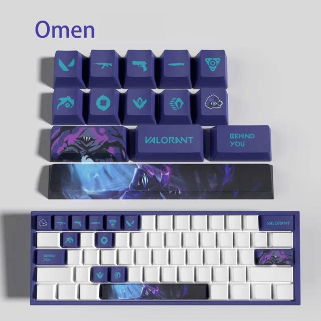 Valorant Agent Themed Keycaps l Valorant Gifts for Friends l Valorant Gifts IRL l - The Night Market