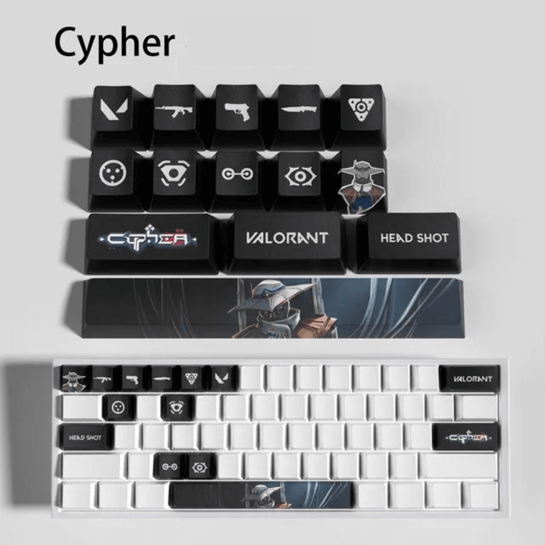 Valorant Agent Themed Keycaps l Valorant Gifts for Friends l Valorant Gifts IRL l - The Night Market