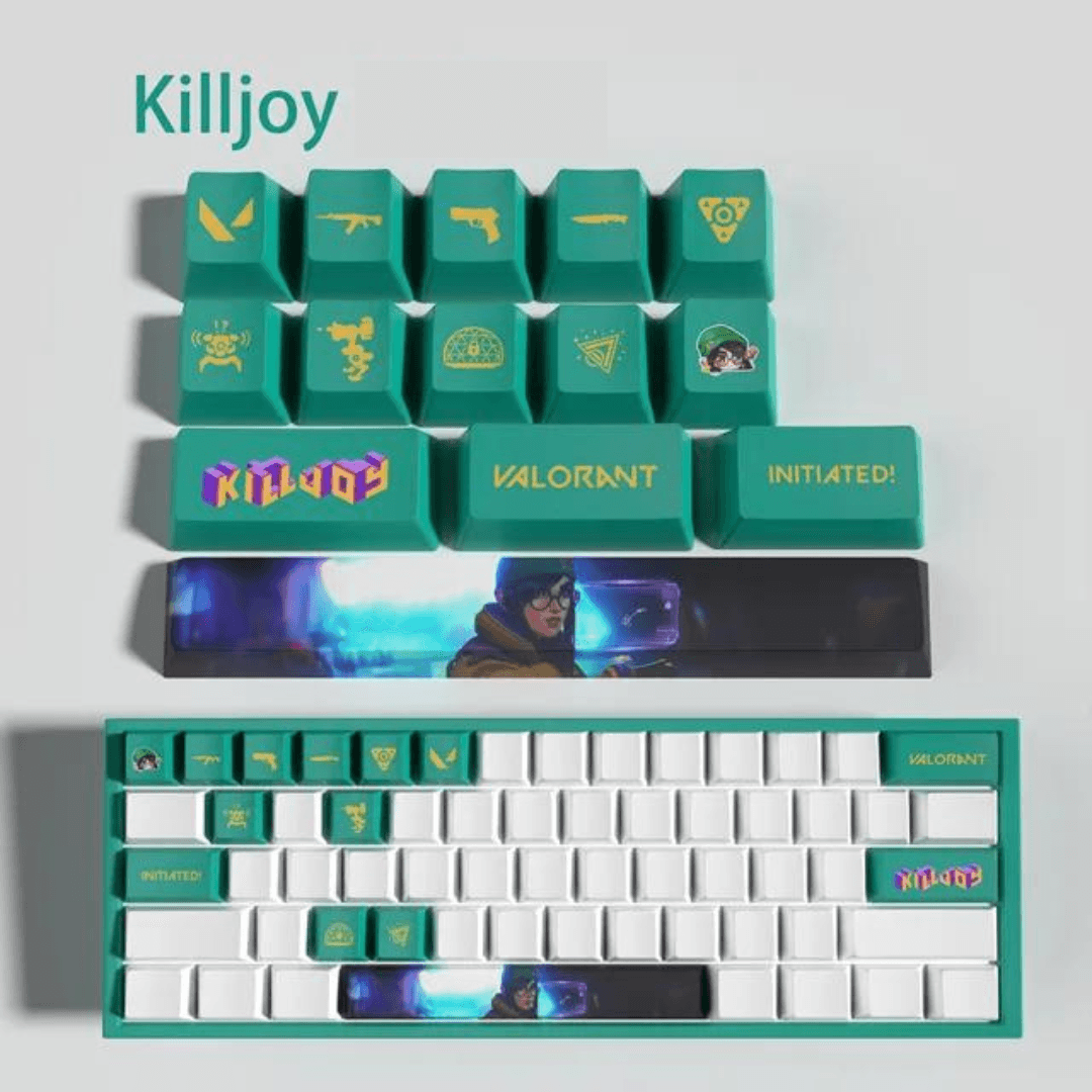 Valorant Agent Themed Keycaps l Valorant Gifts for Friends l Valorant Gifts IRL l - The Night Market