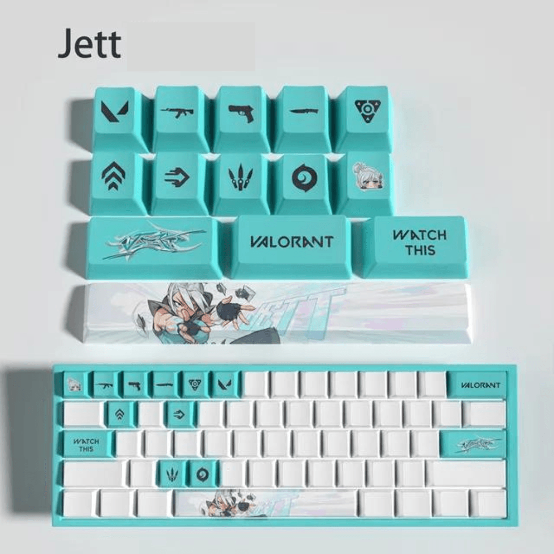Valorant Agent Themed Keycaps l Valorant Gifts for Friends l Valorant Gifts IRL l - The Night Market