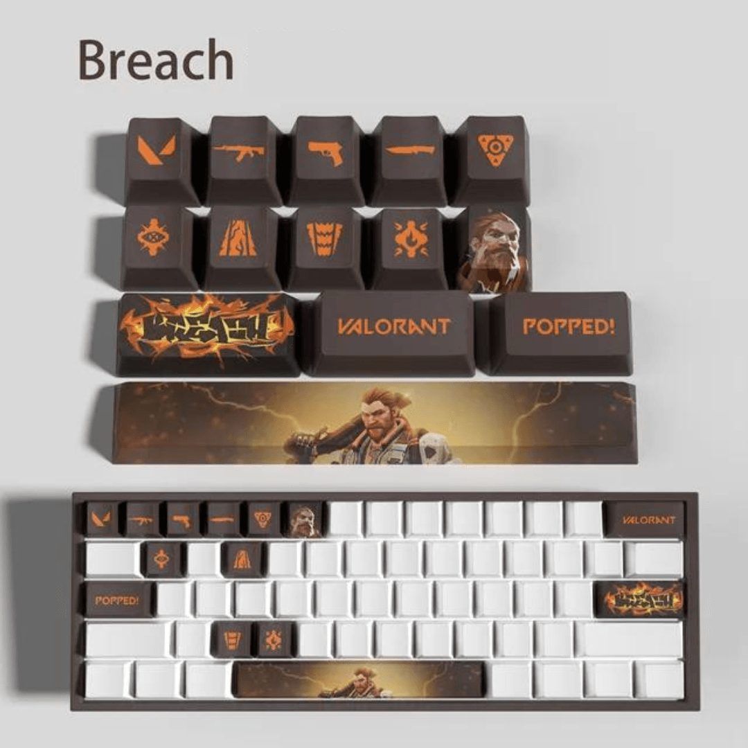 Valorant Agent Themed Keycaps l Valorant Gifts for Friends l Valorant Gifts IRL l - The Night Market