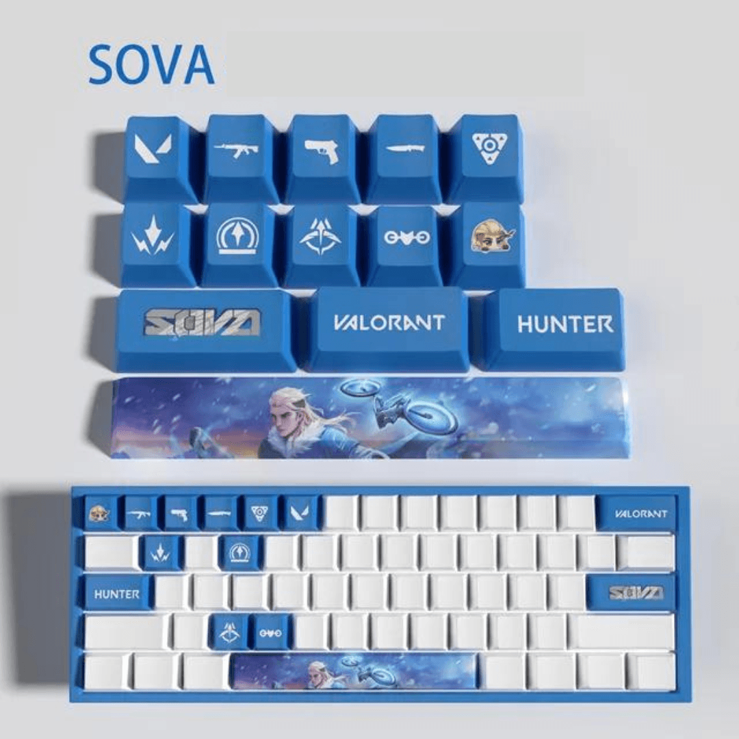Valorant Agent Themed Keycaps l Valorant Gifts for Friends l Valorant Gifts IRL l - The Night Market