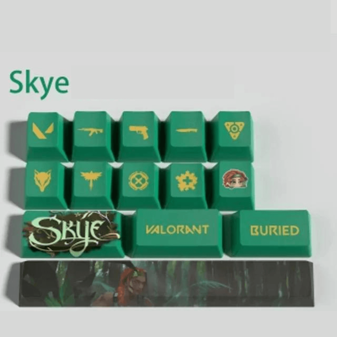 Valorant Agent Themed Keycaps l Valorant Gifts for Friends l Valorant Gifts IRL l - The Night Market