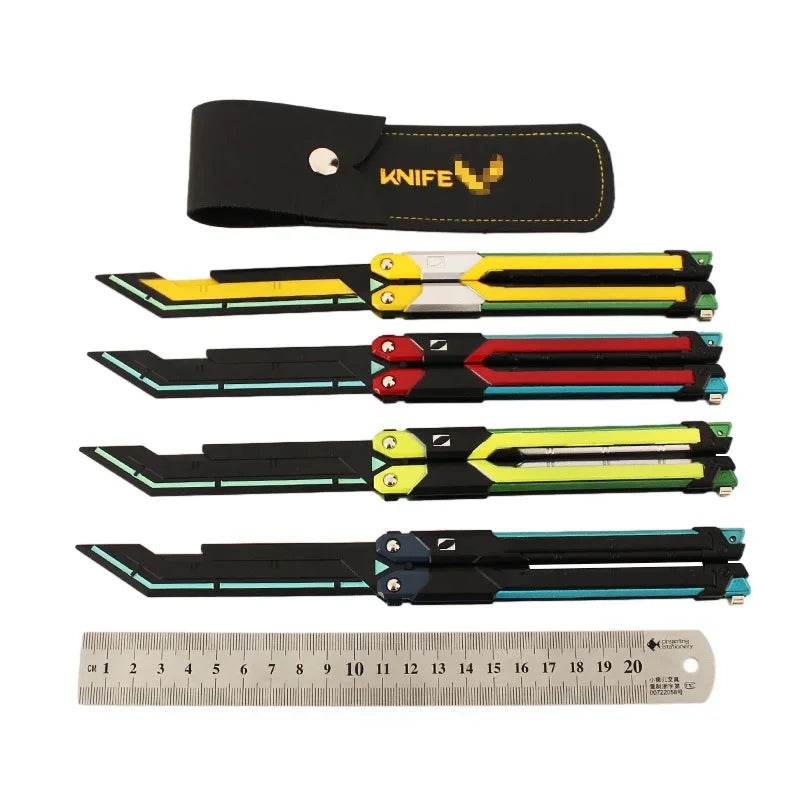 RGX Balisong Knife for Valorant Gamers l Valorant Knives IRL l - The Night Market