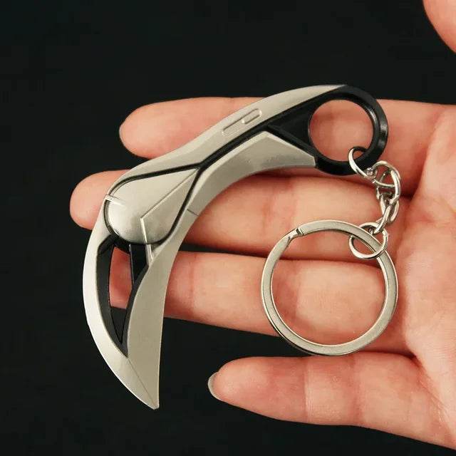 Ion Karambit Keychain l Valorant Gift l Real-Life Ion Skin Prop l Gamer Accessory - The Night Market