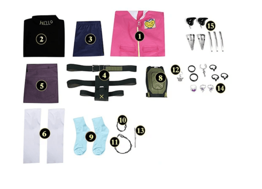 CLOVE COSPLAY FULL OUTFIT l Perfect Valorant Lover Gift l Clove Cosplay Props l - The Night Market