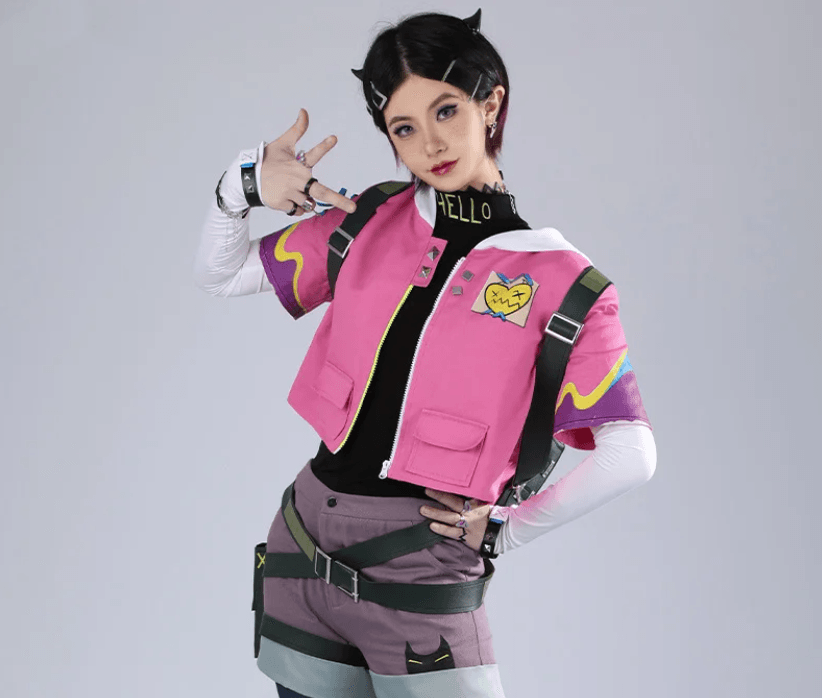 CLOVE COSPLAY FULL OUTFIT l Perfect Valorant Lover Gift l Clove Cosplay Props l - The Night Market