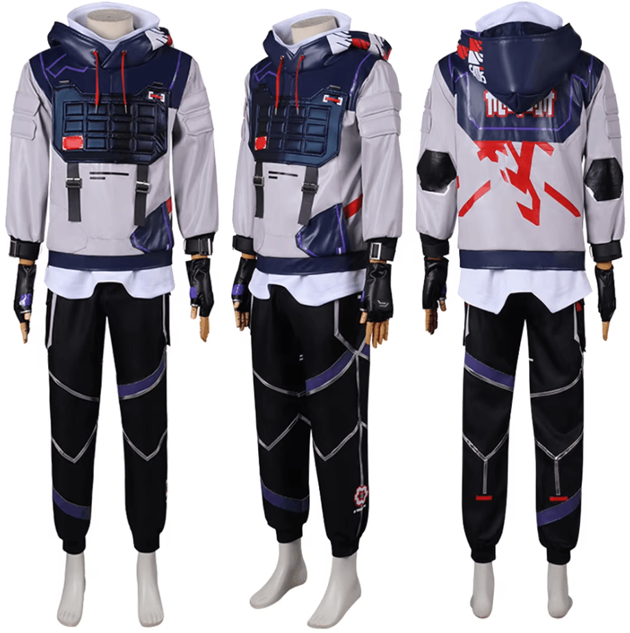 Valorant ISO Cosplay Set l Real-Life ISO Outfit l Valorant Cosplay Gear for Fans - The Night Market