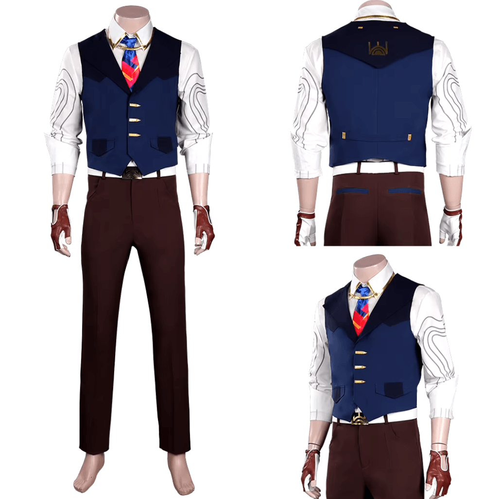 Valorant Chamber Cosplay Set l Real-Life Chamber Outfit l Valorant Cosplay Gear for Fans - The Night Market
