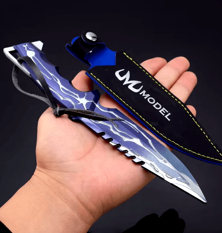 LED Valorant Smite Knife l Real-Life Valorant Weapon Prop l Gaming Decor for Fans - The Night Market
