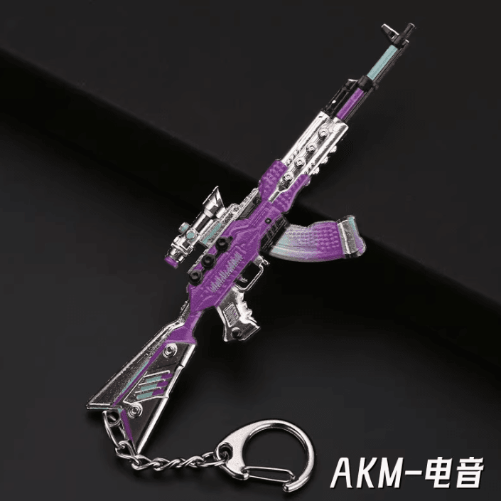 PUBG Rifle Keychain Skins - M416 - AK47 - AKM - The Night Market