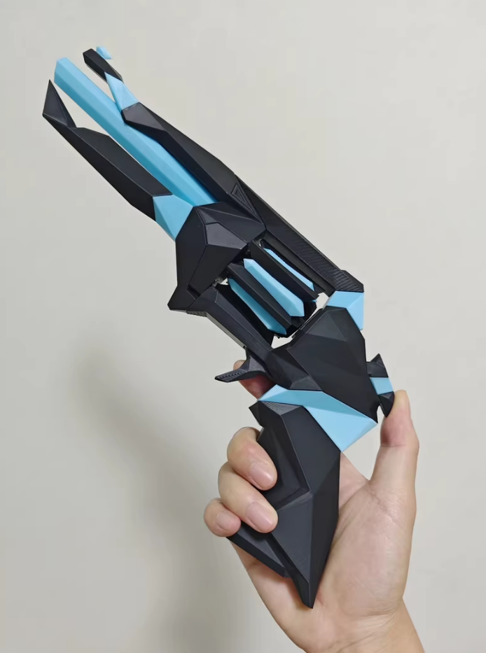 LED Blue Singularity Sheriff Replica | Valorant Sheriff Skin In Real Life