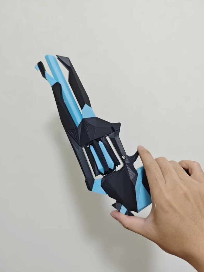 LED Blue Singularity Sheriff Replica | Valorant Sheriff Skin In Real Life