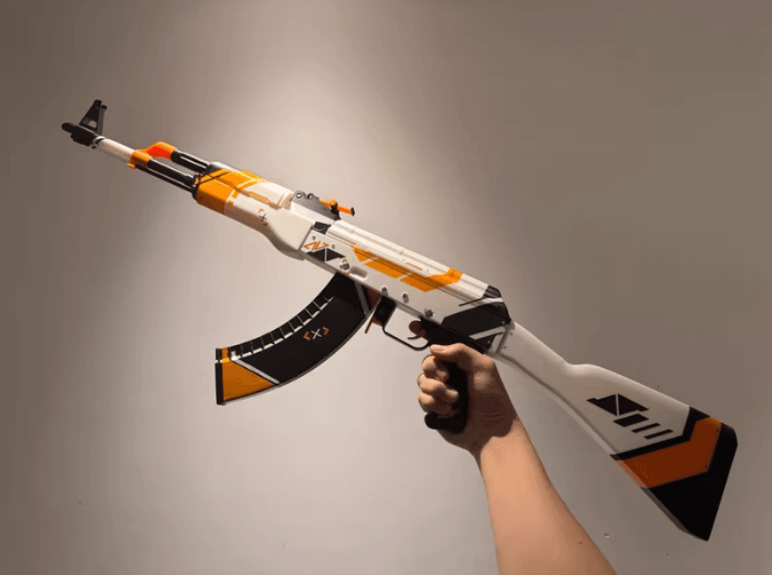 CS2 Ak-47 Asiimov Replica | High-Quality Collectible Gun Prop - The Night Market