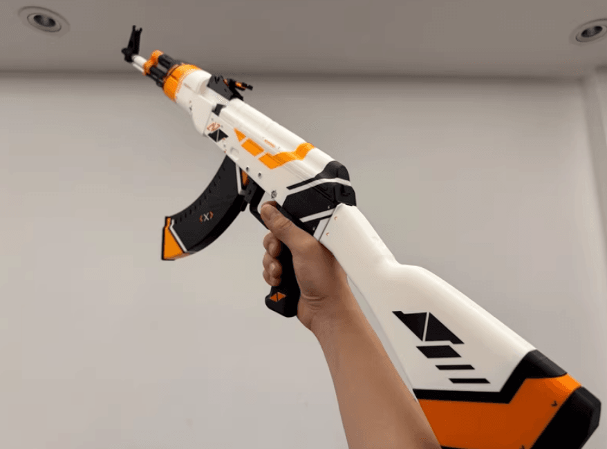 CS2 Ak-47 Asiimov Replica | High-Quality Collectible Gun Prop - The Night Market