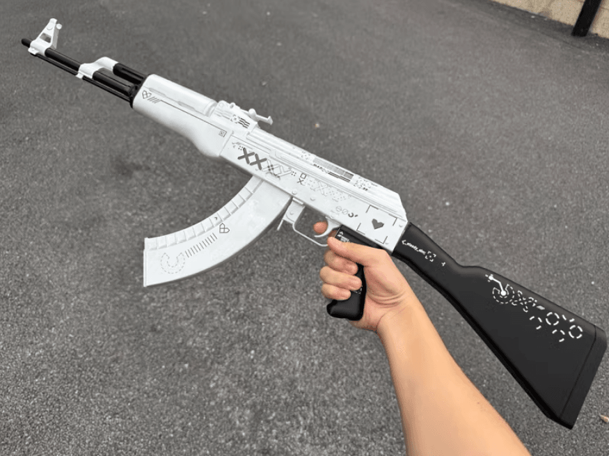 CS2 Printstream AK-47 IRL | Counter-Strike Collectible Gun Prop - The Night Market