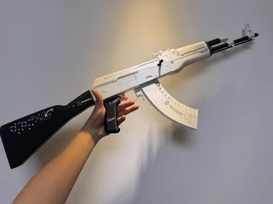 CS2 Printstream AK-47 IRL | Counter-Strike Collectible Gun Prop - The Night Market