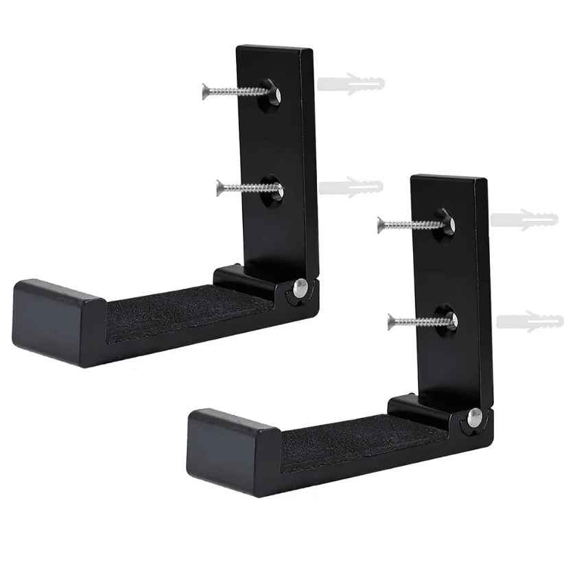 2PCS Foldable Indoor Gun Racks l Wall Mount Gun Hangers with Padding for Valorant Prop Guns - The Night Market