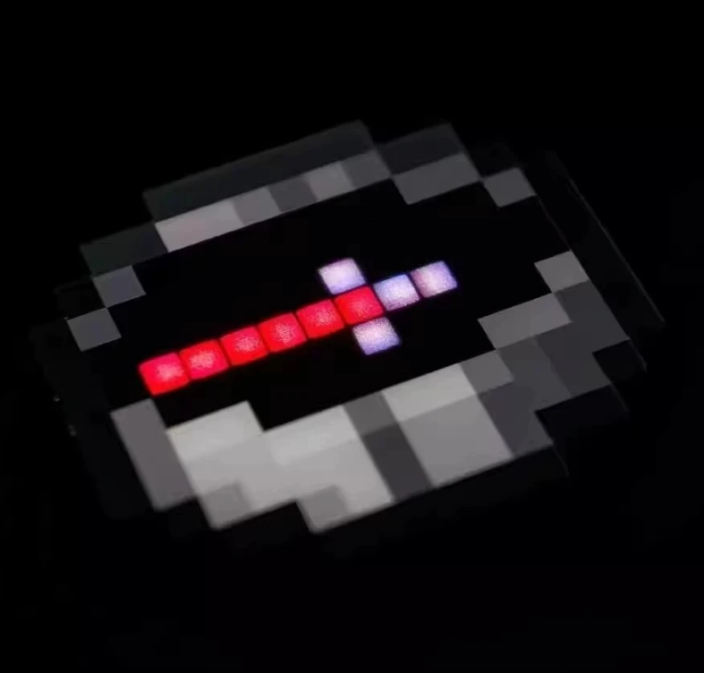 Minecraft Compass Pixel Keychain – Magnetic Movable Trinket with Real-World Use for Gamers & Collectors Description: