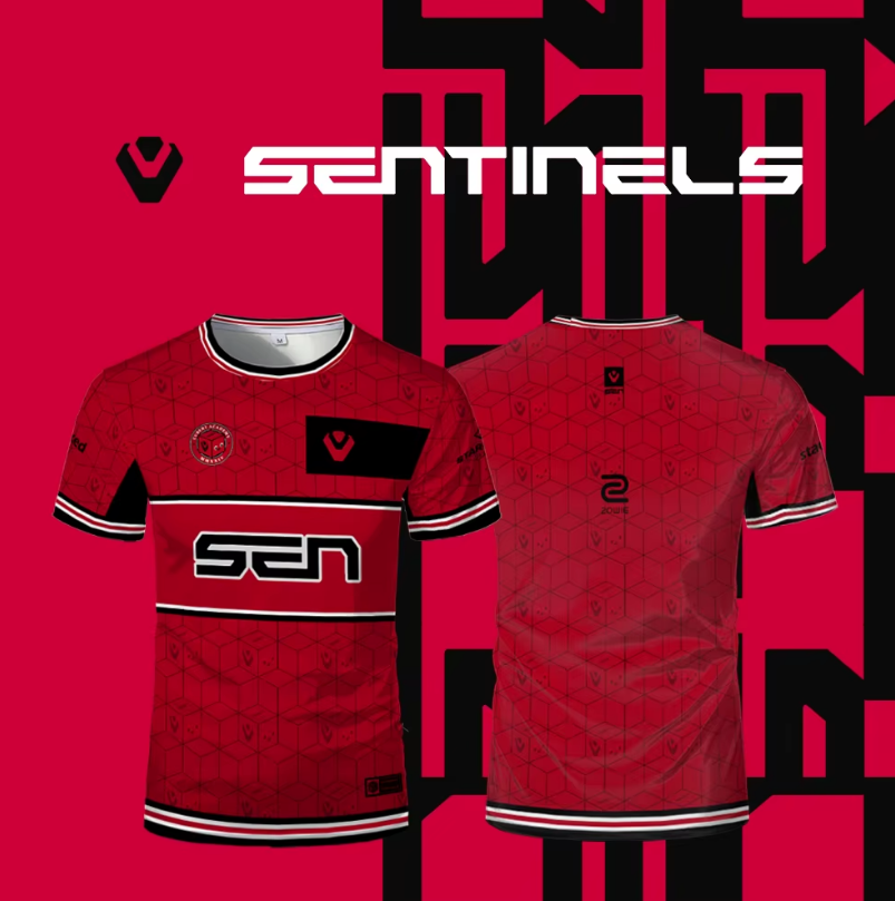 Sentinels Summer Jersey – Valorant Esports Teamwear & Gaming Apparel