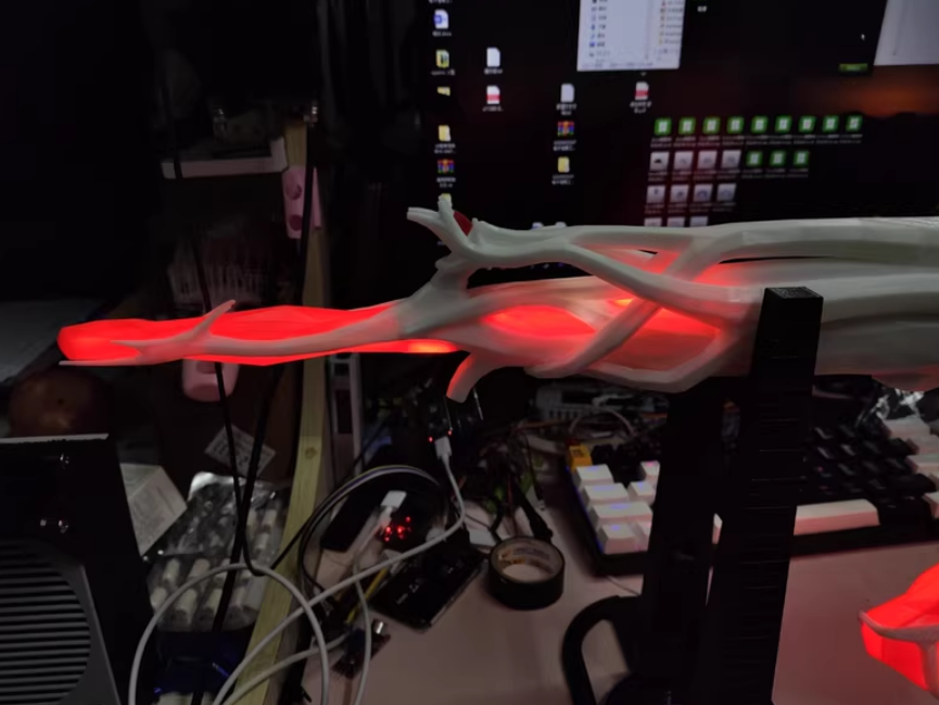 Night Market LED Gaia’s Vengeance Vandal – Real-Life Rifle Replica | Illuminated Gaming Display Prop & Collectible