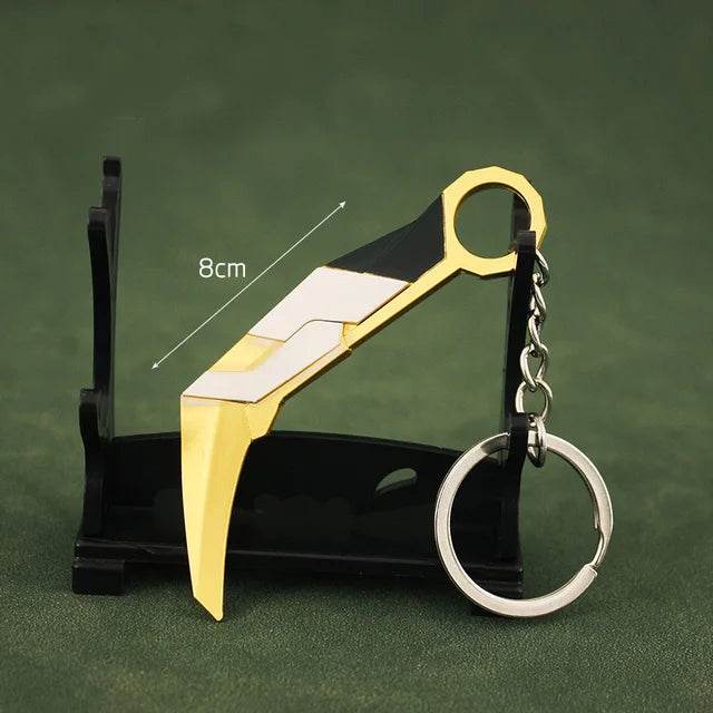 Prime Karambit Keychain l Valorant Gift l Real-Life Prime Karambit Prop l Gamer Accessory - The Night Market