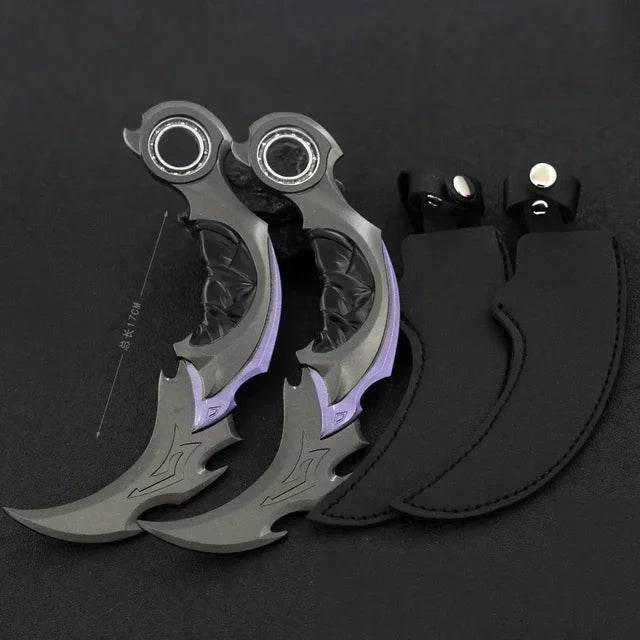 Reaver Karambit V2 l Valorant Gift l Real-Life Reaver Skin Prop l Gaming Collectible - The Night Market