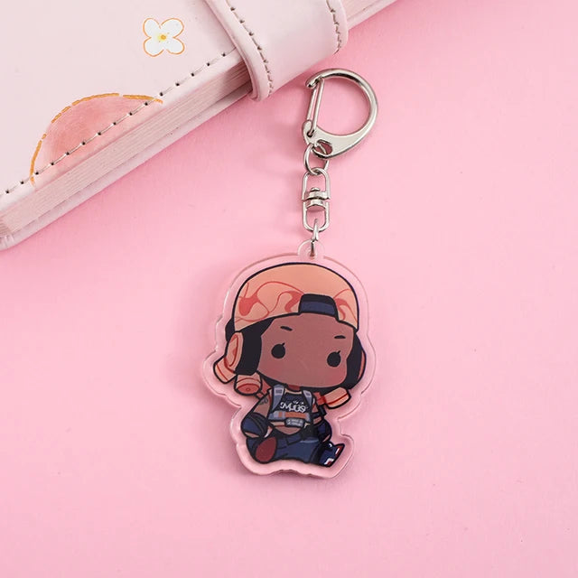 Cute Valorant Agent Keychain!