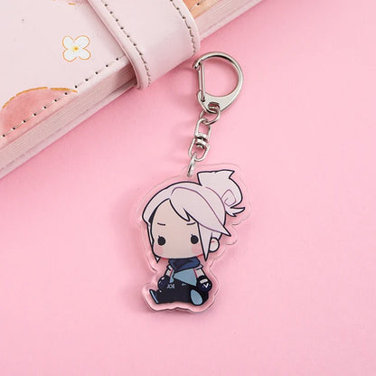 Cute Valorant Agent Keychain!