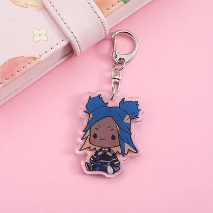 Cute Valorant Agent Keychain!