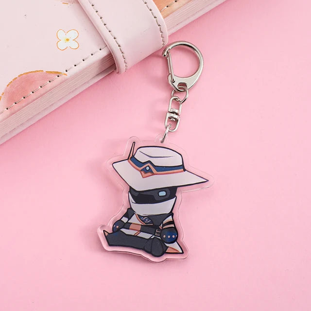 Cute Valorant Agent Keychain!