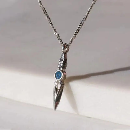 Jett Knife Necklace