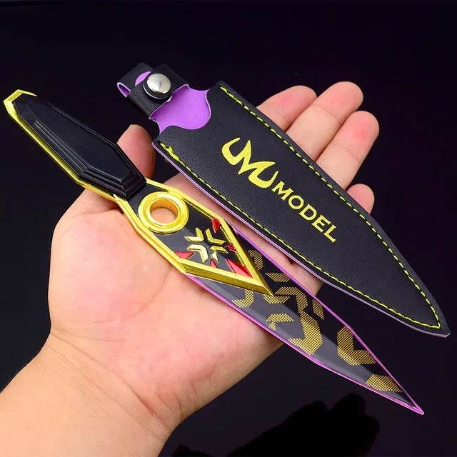 2023 Valorant Champions Kunai Knife & Vandal Set l Limited Edition Real-Life Skins - The Night Market