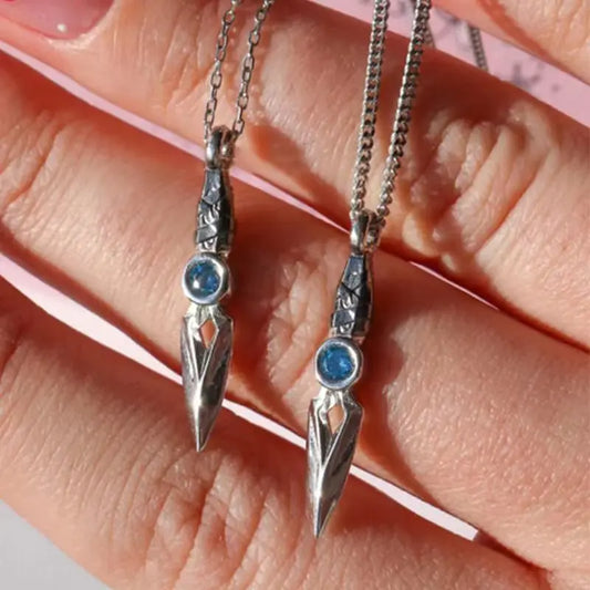 Jett Knife Necklace