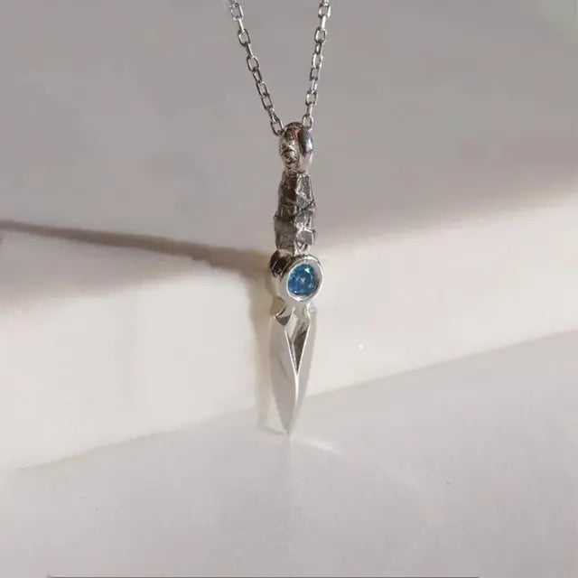 Jett Knife Necklace