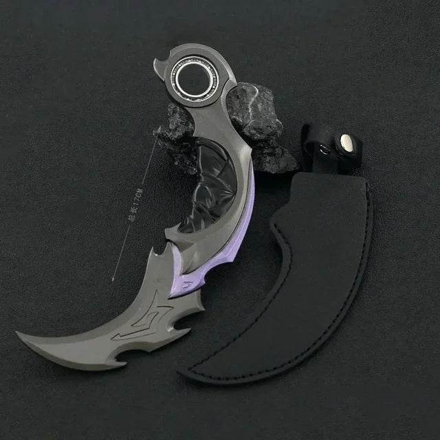 Reaver Karambit V2 l Valorant Gift l Real-Life Reaver Skin Prop l Gaming Collectible - The Night Market