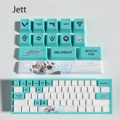 Valorant Agent Themed Keycaps