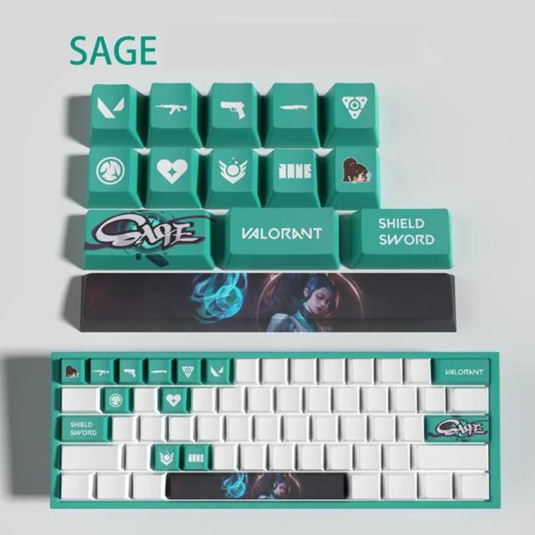 Valorant Agent Themed Keycaps