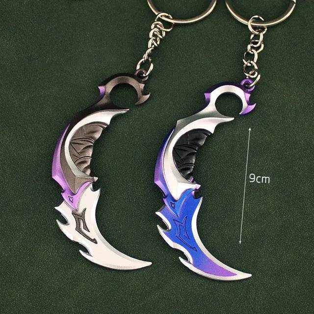 Reaver Karambit Keychain l Valorant Gift l Real-Life Reaver Skin Prop l Gaming Accessory - The Night Market