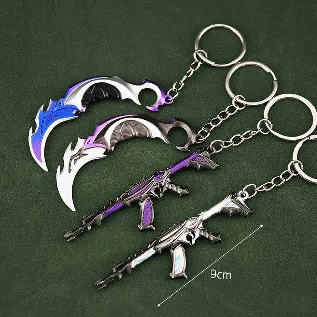 Duo Reaver Keychain Set l Valorant-Inspired Collectibles l Limited Edition Gaming Accessories - The Night Market