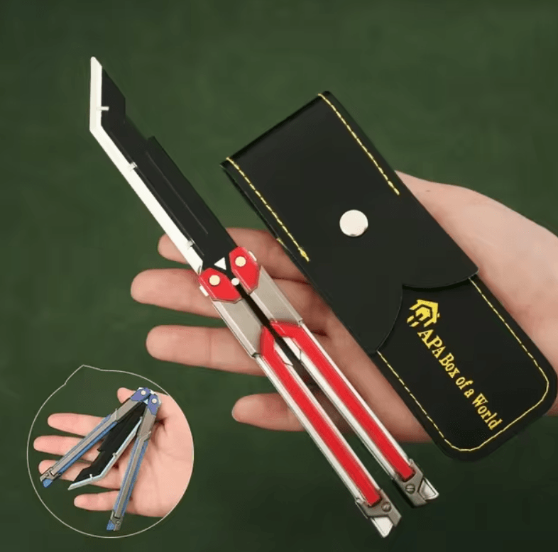 RGX Butterfly Knife V2 l Real-Life RGX Skin l Limited Edition Valorant Knife Prop - The Night Market