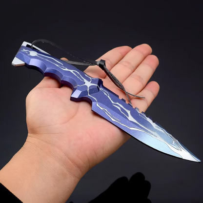 LED Valorant Smite Knife l Real-Life Valorant Weapon Prop l Gaming Decor for Fans