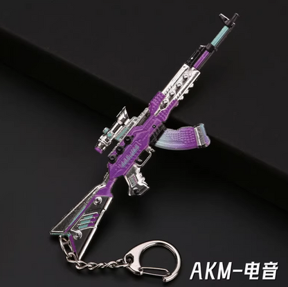 PUBG Rifle Keychain Skins - M416 - AK47 - AKM